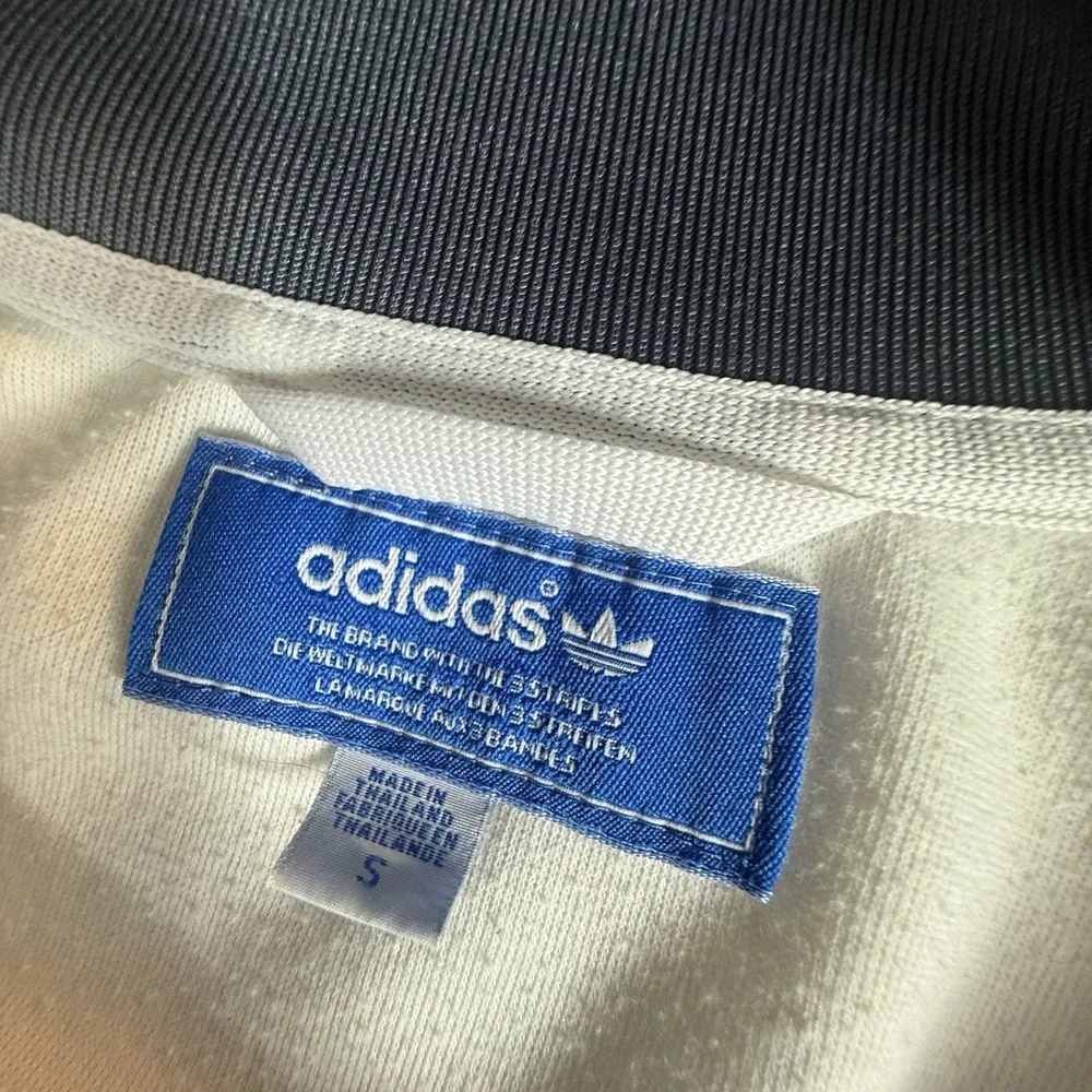 Adidas Originals Mens Gray White Yellow Track Jacket Full Zip S 260502-10